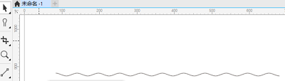 coreldraw如何画波浪线