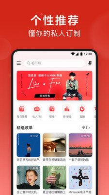 网易云音乐荣耀定制版截图3