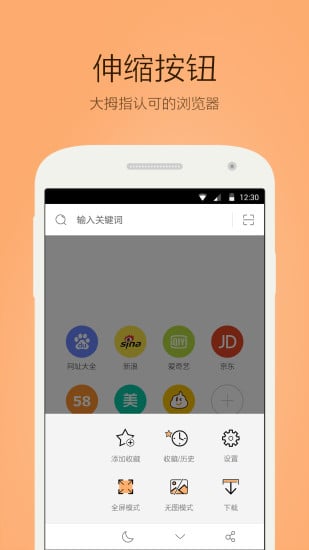 桔子浏览器截图2