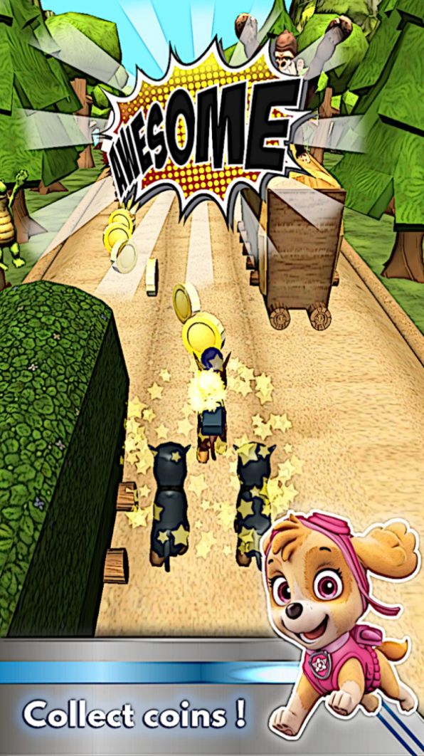 汪汪巡逻幼仔赛跑截图3