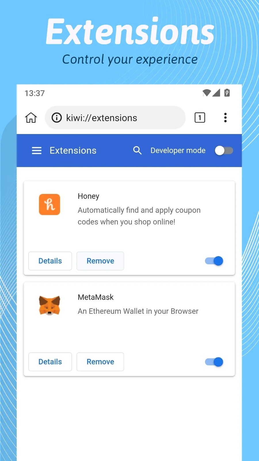 Kiwi浏览器截图1