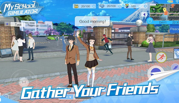 青春校园模拟器中文版国际服截图2