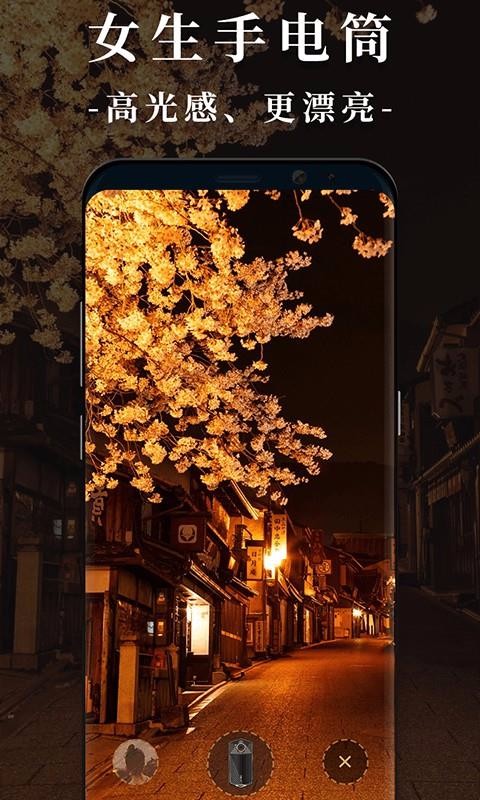 女生手电筒截图2