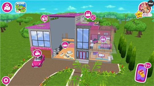 芭比梦幻屋无限金币版