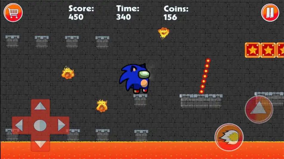 蓝色刺猬赛跑运动员短跑截图3