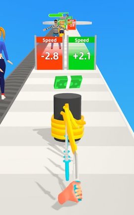 扔刀子跑酷截图2