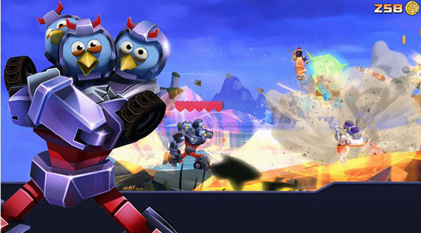 愤怒的小鸟变形金刚无限金币钻石版