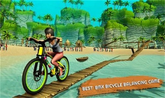 自行车水上平衡赛截图2
