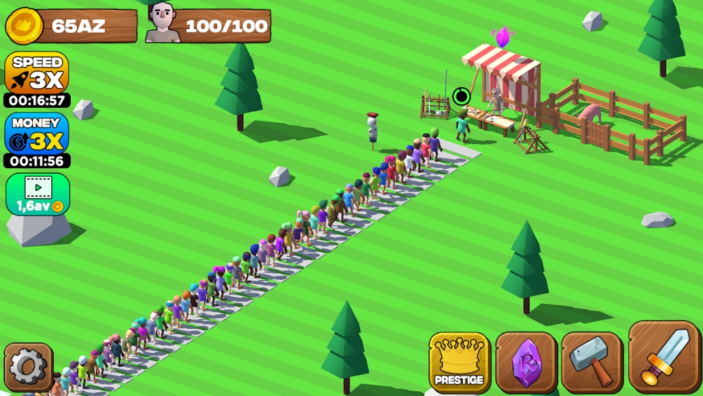 刀剑大师放置点击截图1