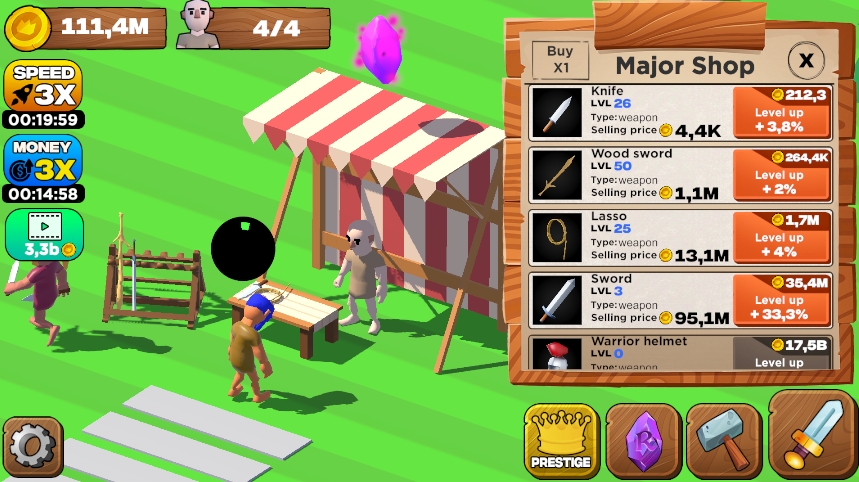 刀剑大师放置点击截图2