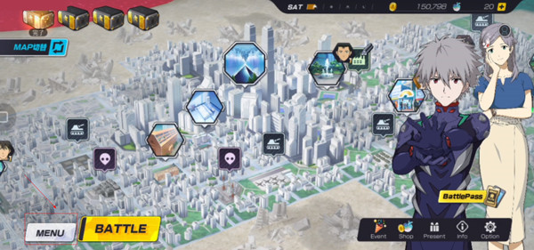 新世纪战士战斗领域日服