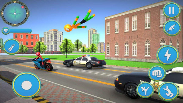 超级蜘蛛火柴人截图4