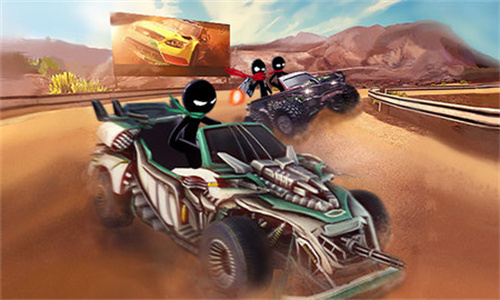 火柴人飙车截图2