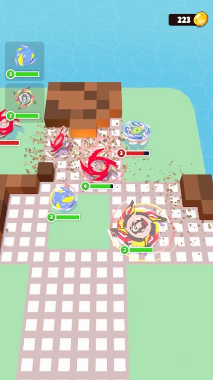 陀螺旋转碰撞截图1