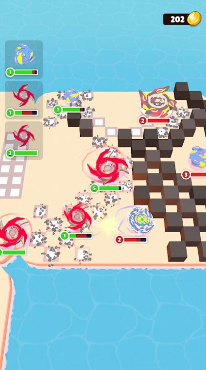 陀螺旋转碰撞截图3