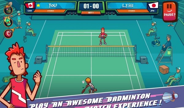 超级羽毛球联赛截图2