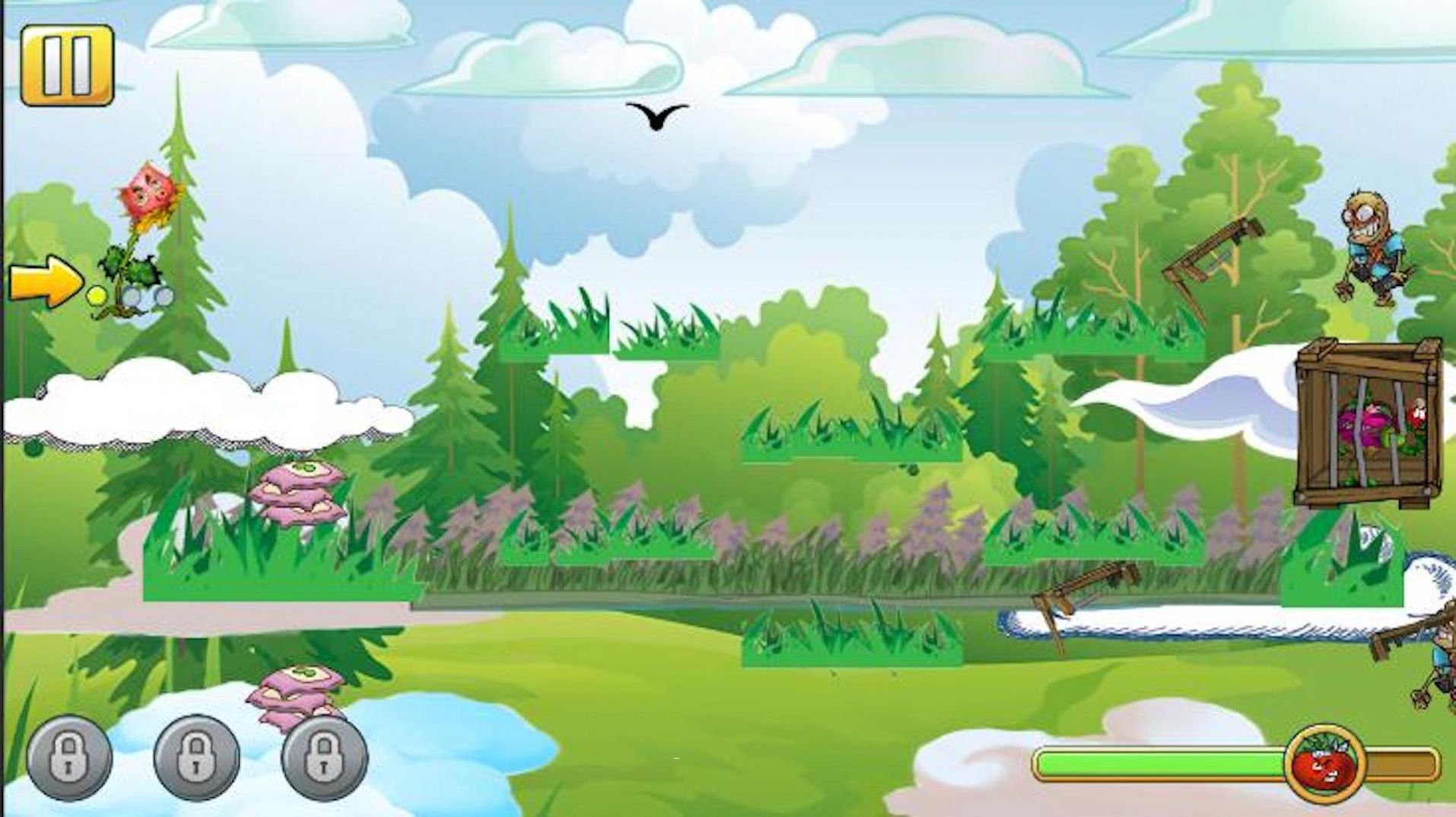 娘化植物大战怪兽截图1