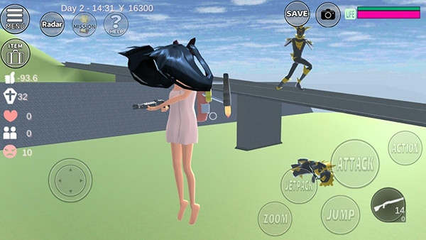 樱花校园模拟器1.039.90英文版