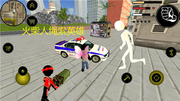 火柴人绳索英雄2内置修改版