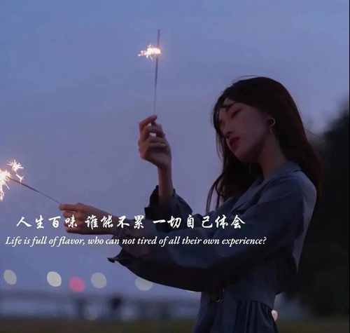 人生百味谁能不累一切自己体会图片