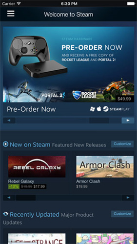 steam手机中文版截图1
