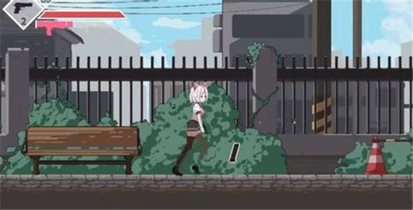 白毛少女大战僵尸无限子弹版