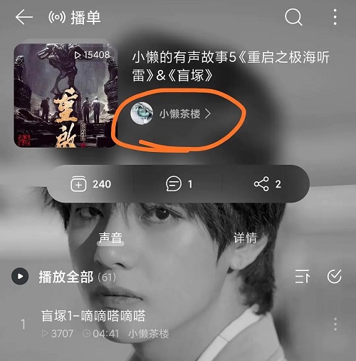 网易云听书可以一起听么