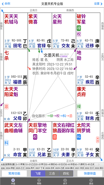 文墨天机紫微斗数公众免费版截图4