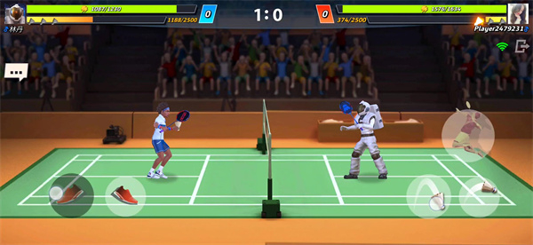 决战羽毛球小游戏