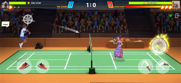 决战羽毛球小游戏