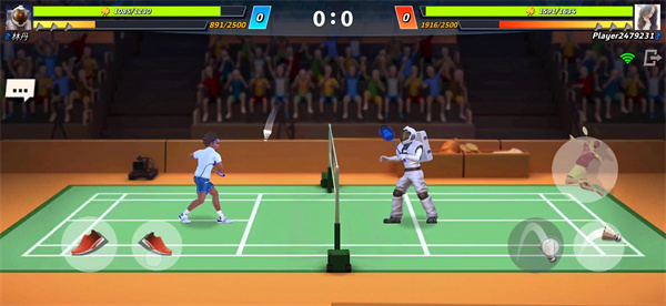 决战羽毛球小游戏
