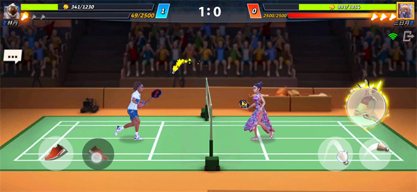 决战羽毛球小游戏