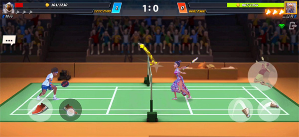 决战羽毛球小游戏