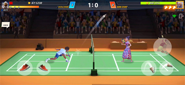 决战羽毛球小游戏