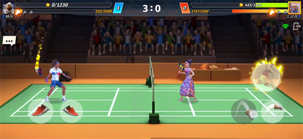 决战羽毛球小游戏