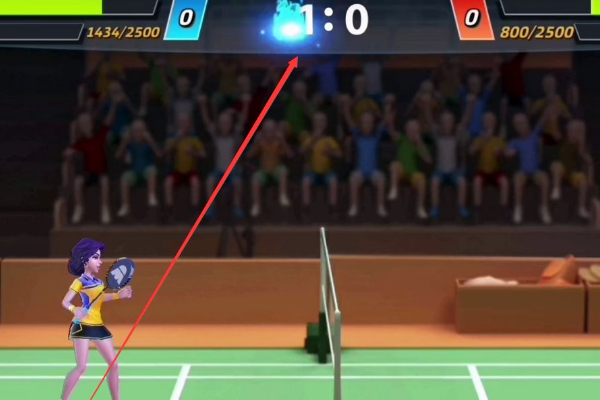 决战羽毛球小游戏