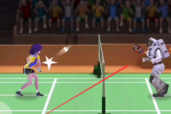 决战羽毛球小游戏