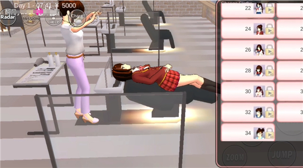 樱花校园模拟器1.041.11英文版