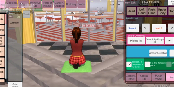 樱花校园模拟器1.041.11英文版