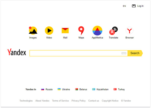 俄罗斯引擎浏览器Yandex