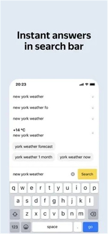 Yandex俄罗斯引擎浏览器截图2