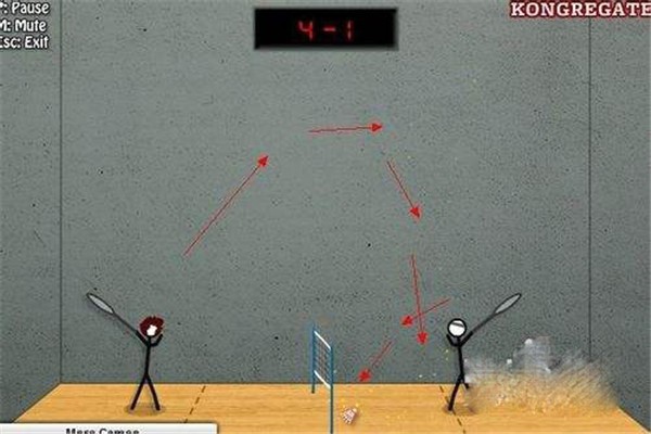 火柴人打羽毛球正版截图3