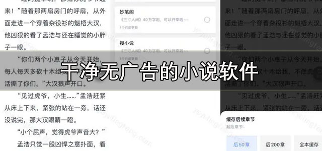 干净无广告的小说