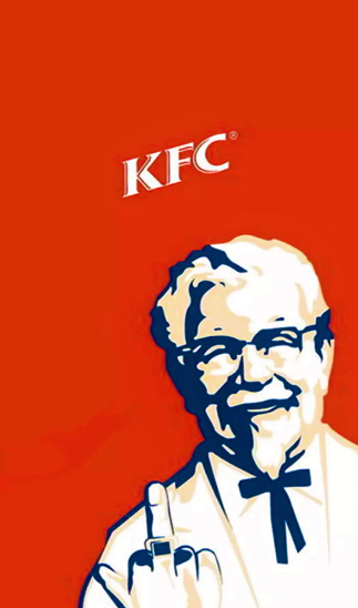 肯德基疯狂星期四v50文案长的