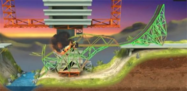 桥梁构造者特技截图1