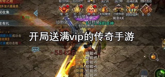 开局送vip的传奇
