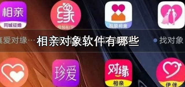 相亲对象软件