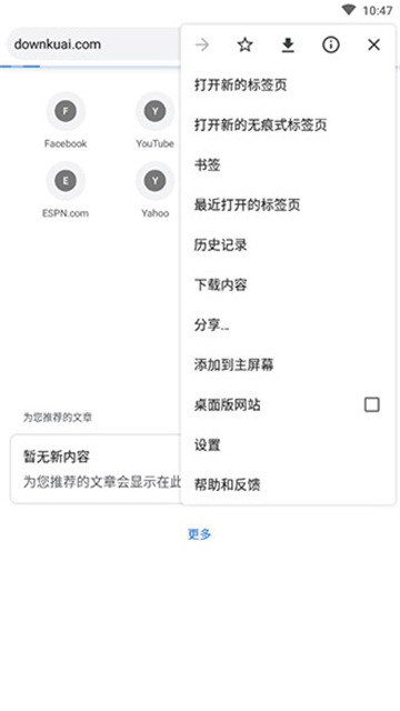 谷歌chrome浏览器截图3