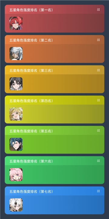 鸣潮角色排行模拟工具截图2