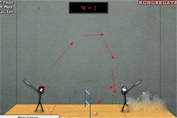 火柴人羽毛球手机版截图3